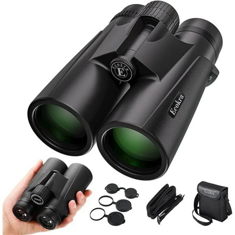 12x42 HD Binocular for Adult & Kids w/  Large view, Clear Low Light Night Vision
